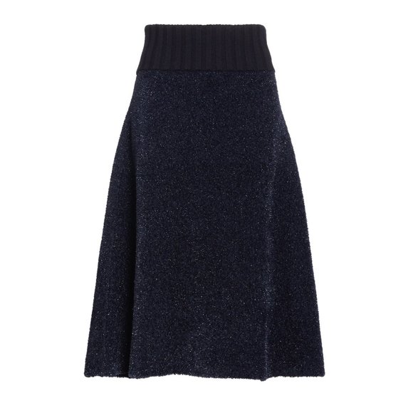 NWT TORY BURCH Lurex Sweater Midi Skirt- for Work or Holiday Style - Picture 6 of 11